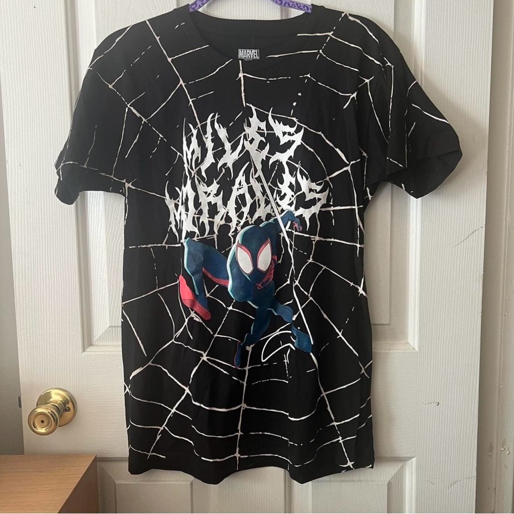 Marvel Spider-Man: Across The Spider-Verse Miles Morales Graphic T-Shirt